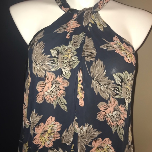 Navy blue ASTR halter dress - Picture 6 of 6